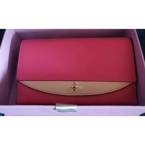 NEW IN BOX Femme de Cupcakes Pink Clutch Purse Wallet in Box Womans Designer
